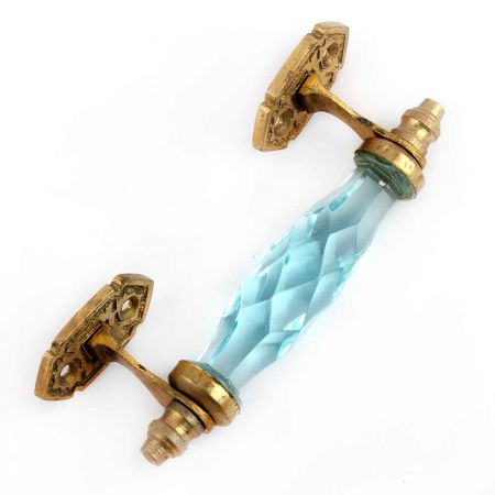 Turquoise Small Glass Handles