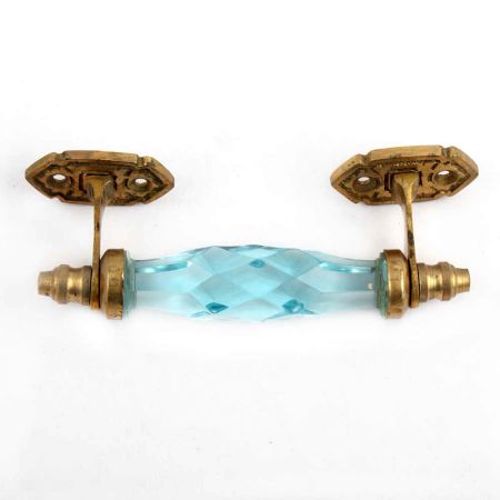 Turquoise Small Glass Handles