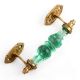 Mint Glass Big Gold Door Handles