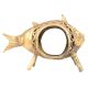 Handmade Dhokra Brass Fish Napkin Holder