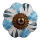 Multicolor Leaf Ceramic Melon Cabinet Knob Online