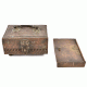 Antique Brass Hand Carved Jali Cut Beautiful Islamic Storage Box 