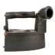 Coal Fired Clothes Press Cast Iron with Wooden Handle and Chimney