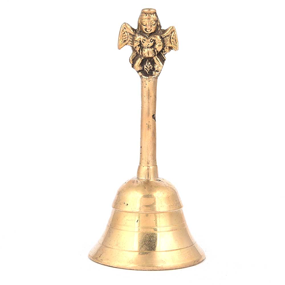 Brass Bell with Garuda Crafted Handle
