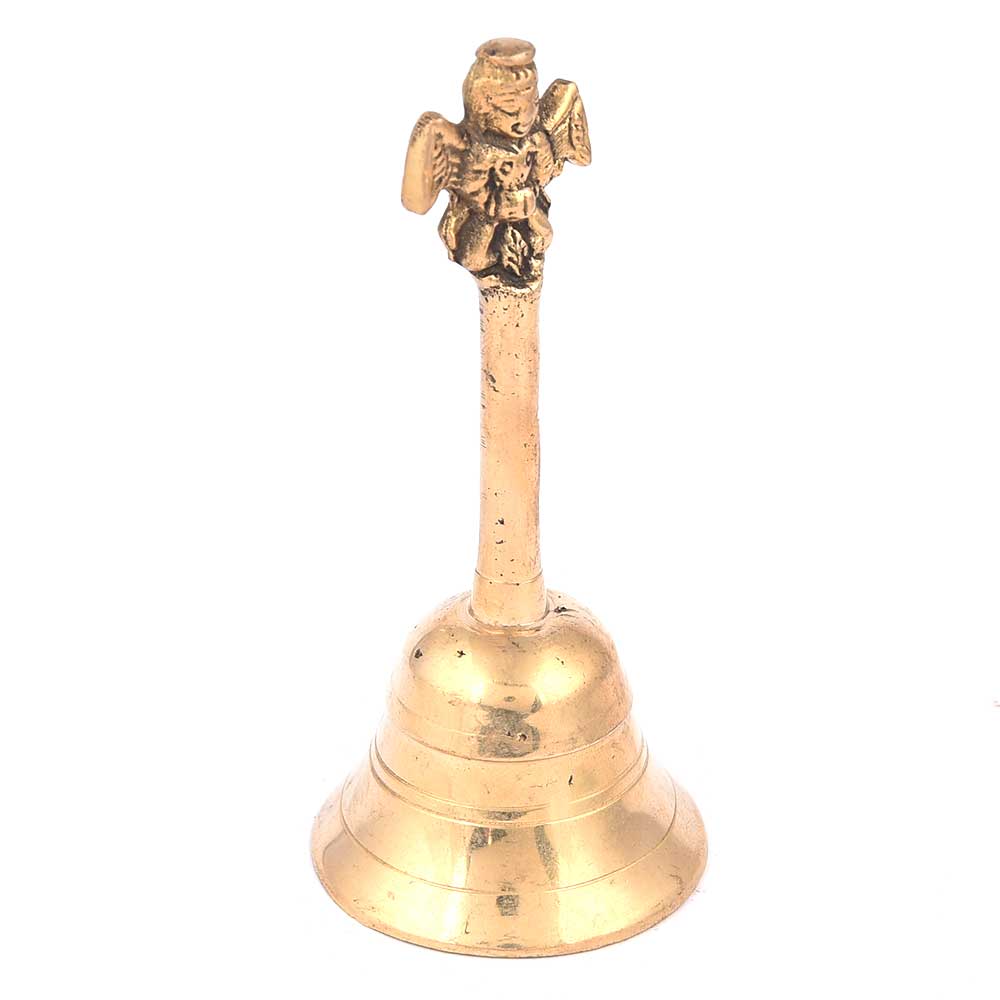 Brass Bell with Garuda Crafted Handle