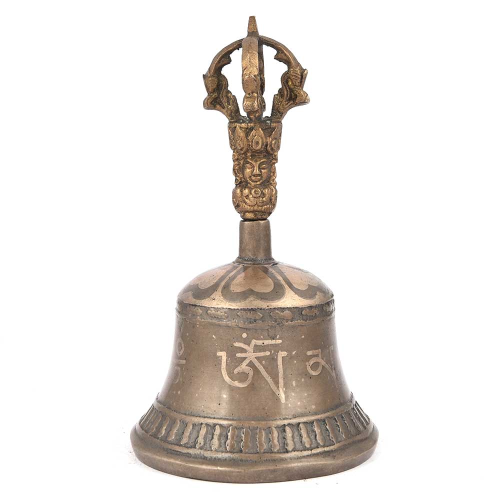 Vintage Brass Bell with Handle