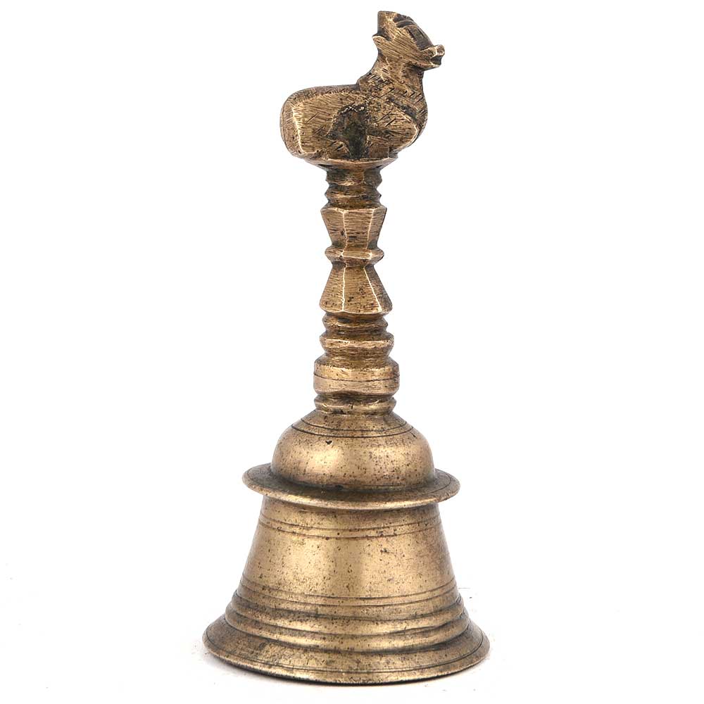 Nandi Brass Handle Ghanta Bell