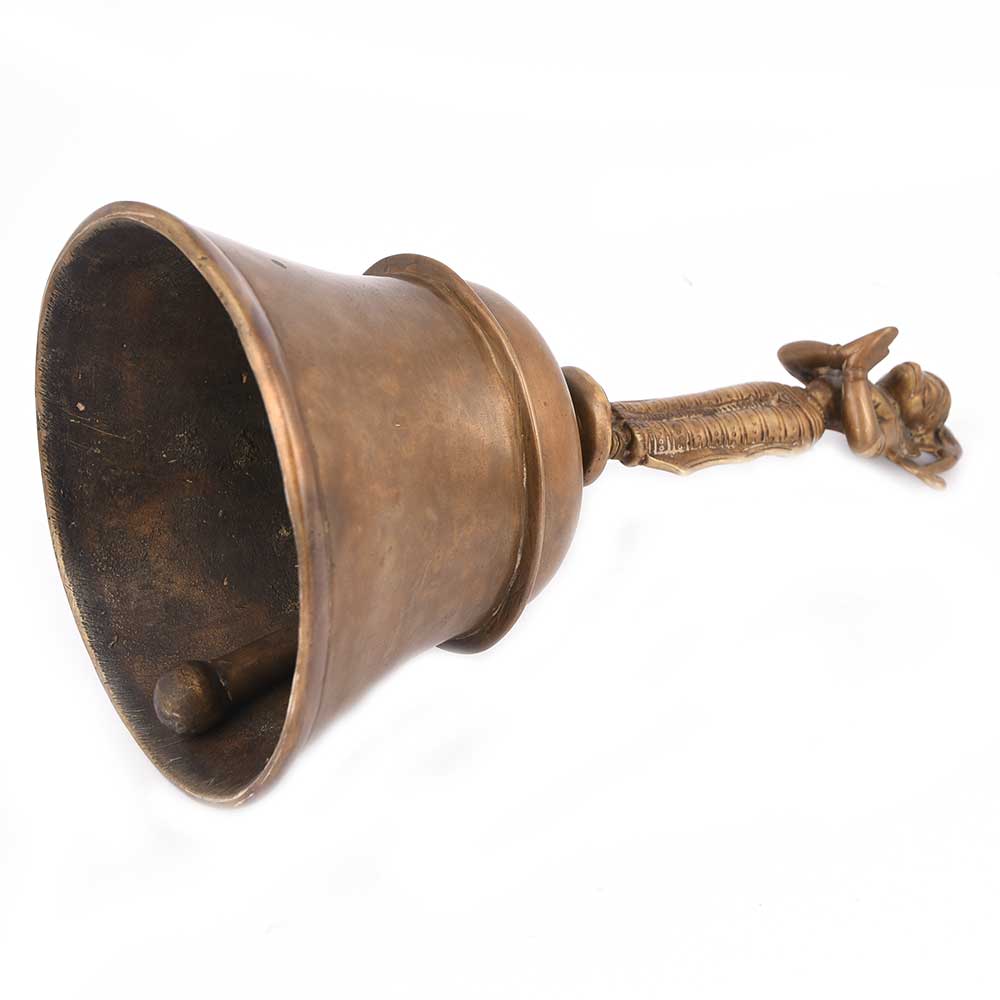 Old Brass Bell on Tip with Garuda 