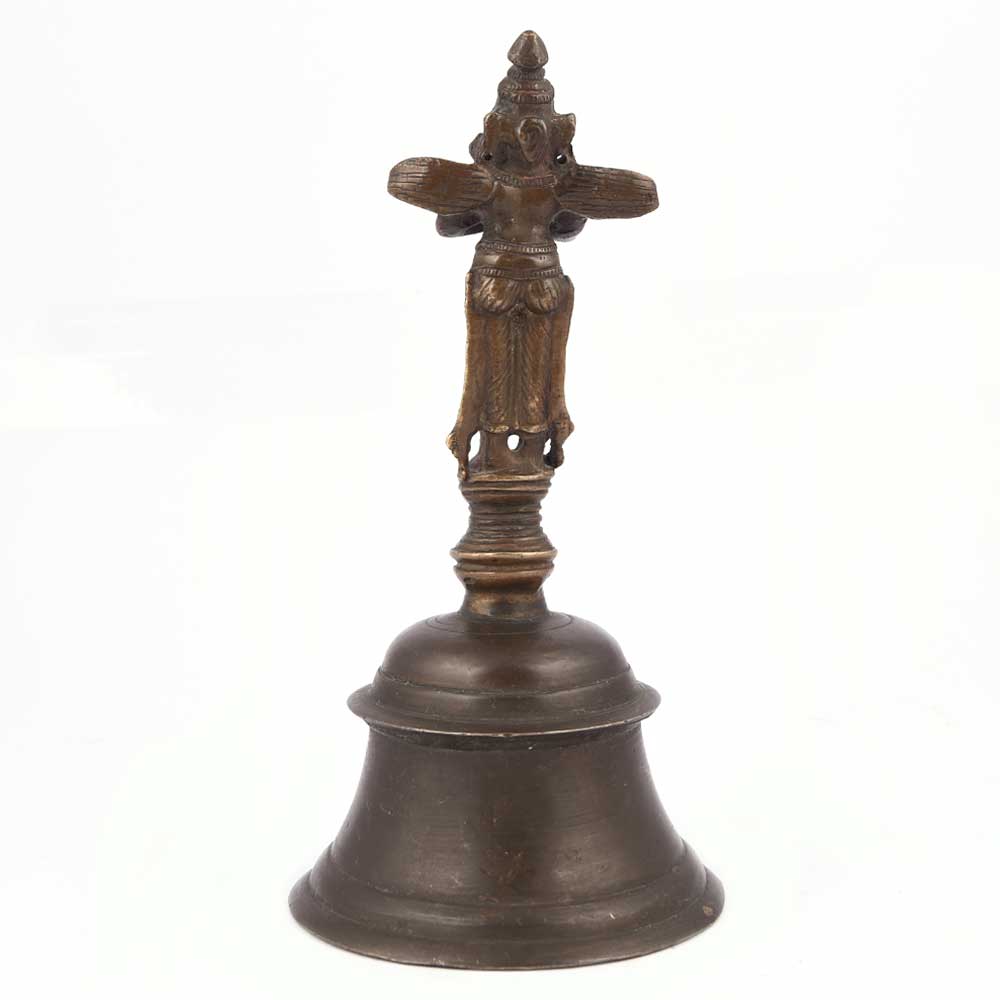 Brass Bell with Garuda Design