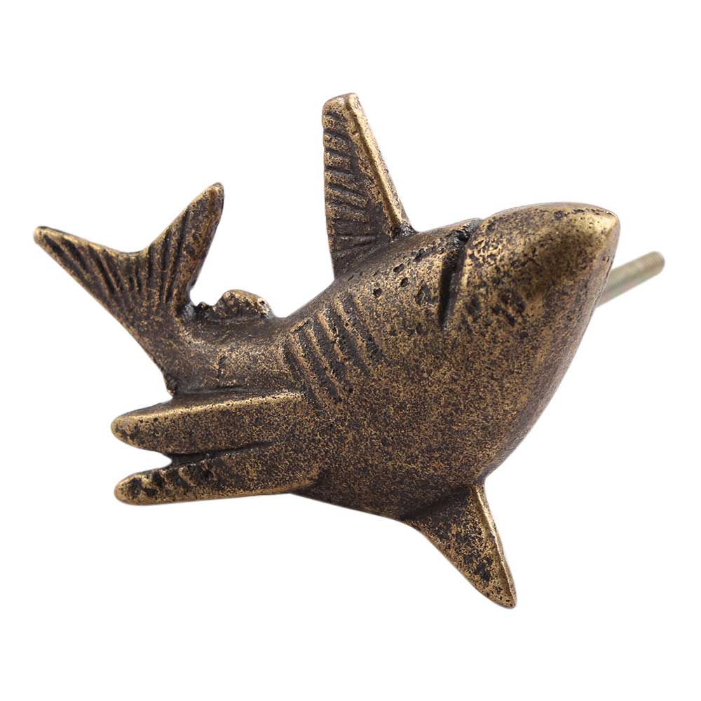 Shark Fish Cabinet Metal Knobs