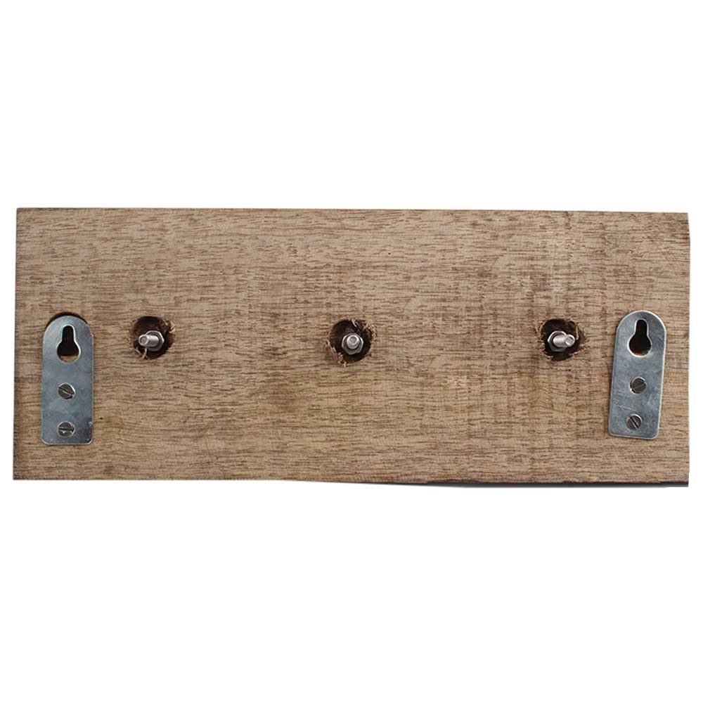 Square Metal and Wooden Hooks