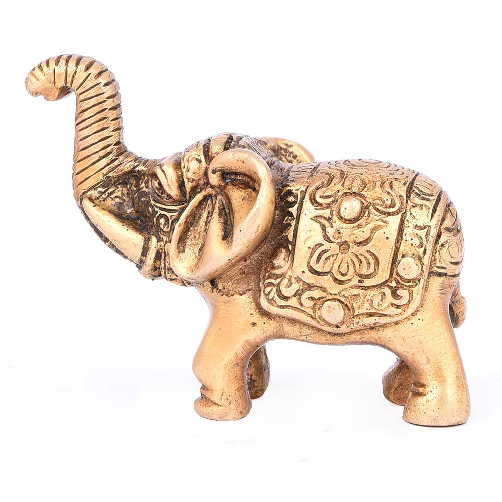 Brass Elephant Statue