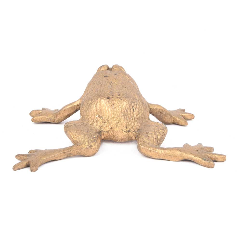 Small Brass Frog Figurine