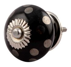 Silver Dot Ceramic Dresser Knobs Online