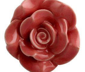 Old Pink Rose Ceramic Drawer Knob Online