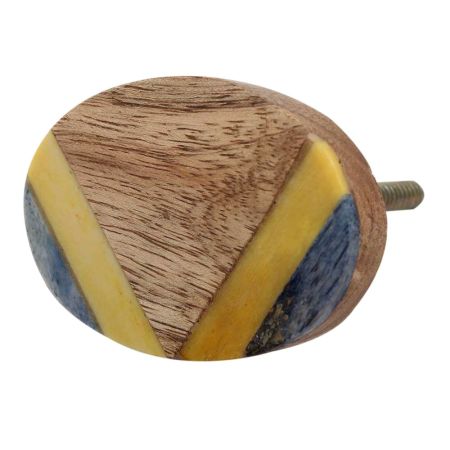 Oval Wooden Drawer Knob