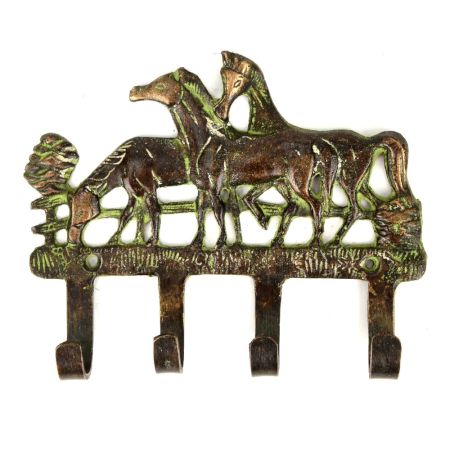Horse Decor Wall Hooks For Coats and Keys