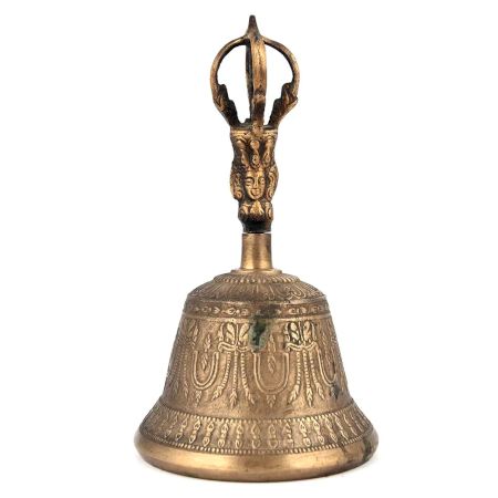 Vintage Brass Bell with Handle