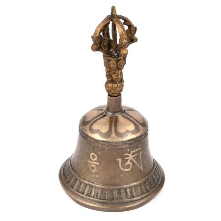 Vintage Brass Bell with Handle