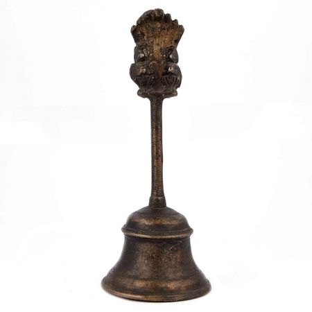 Brass Bell with Hanuman Handle