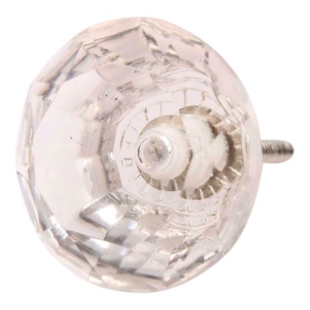 Clear Diamond Big Glass Drawer Knob