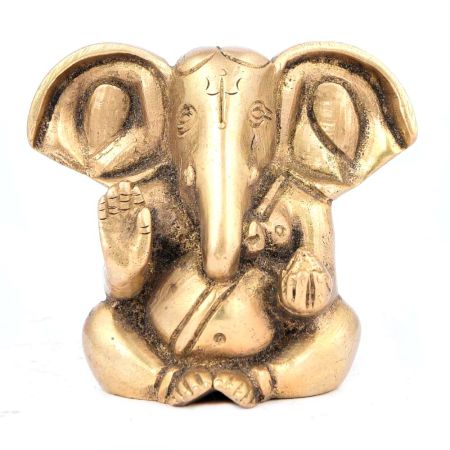 Brass Ganesh in Sitting Position