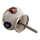 Blue Red Sunflower Ceramic Cabinet Knob Online