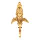 Golden Brass Wall Hooks Angel Art Wall Hanging