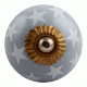 Grey Star Ceramic Drawer Knob Online
