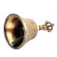 Hand Carved Brass Bell with Wajra Hand