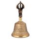 Handmade Brass Bell with Claw Shape Handle