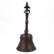 Ritual Brass Bell with Garuda Under Sheshnag