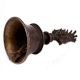 Garuda Brass Temple Bell with Mukhalinga Snakes