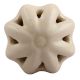 Cream Daffodil Ceramic Flower Dresser Knob