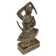 Brass Lady with Swords Showpiece