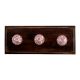 Light Pink Button Wooden Hooks