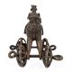 Brass Temple Toy Horse Rider Statue