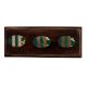 Green Oval Wooden Hooks