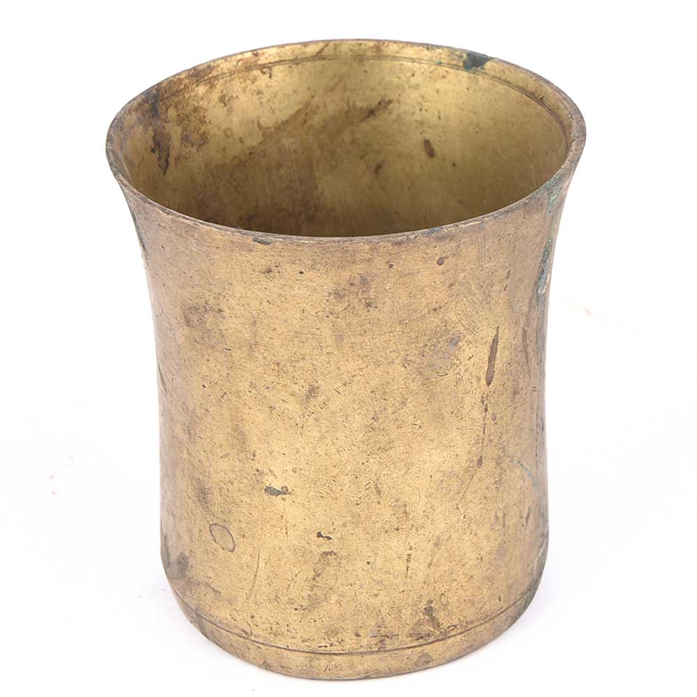 Brass Unusual Shaped Holy Water Pot