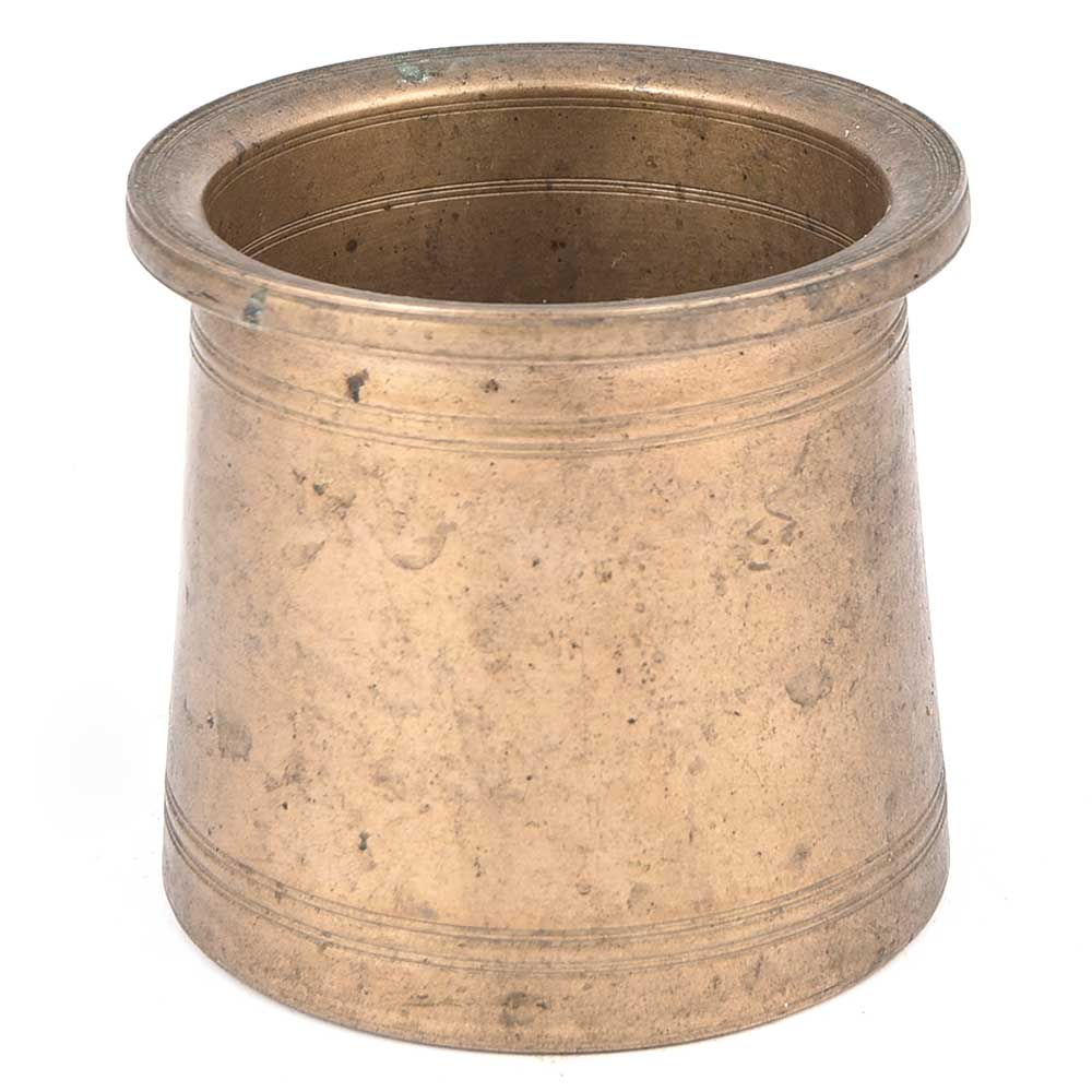 Traditional Old Brass Holy Water Pot