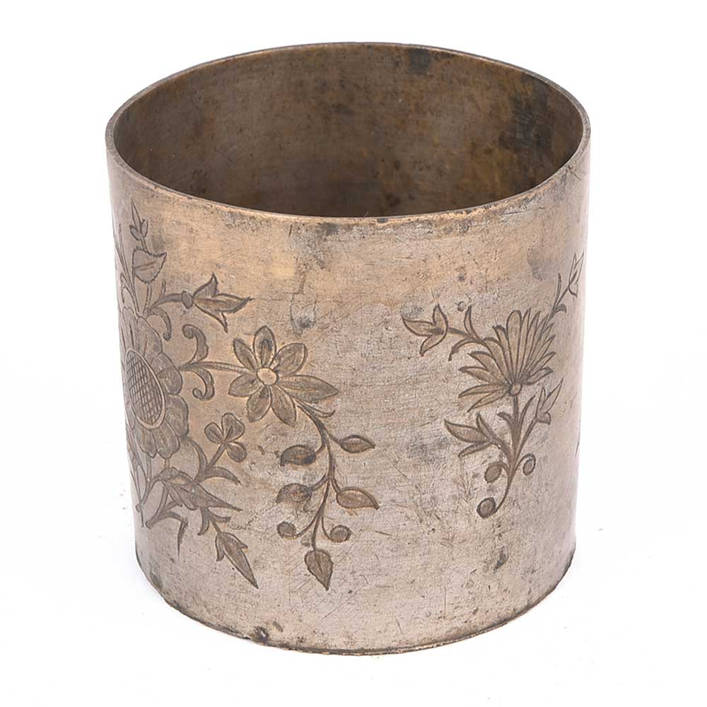 Golden Bronze Handmade Holy Water Panchamrit Pot