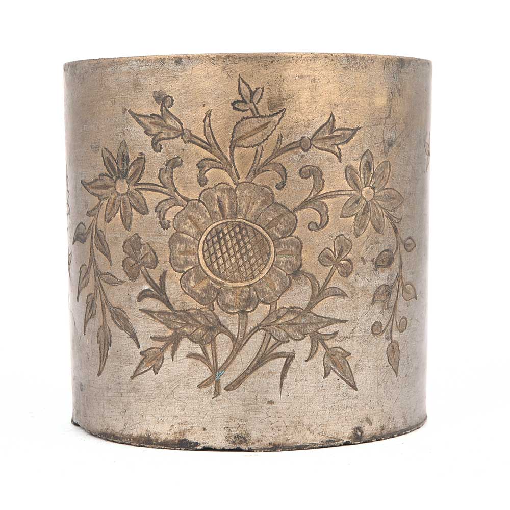 Golden Bronze Handmade Holy Water Panchamrit Pot