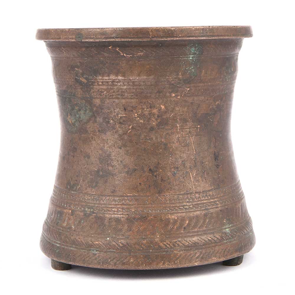 Ancient Copper Holy Water Pot
