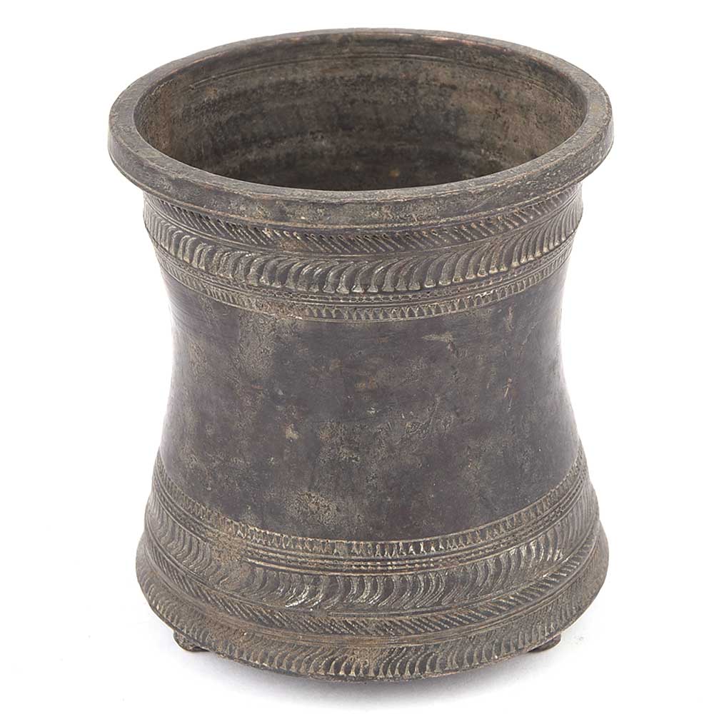 Plain Looking Copper Holy Water Pot