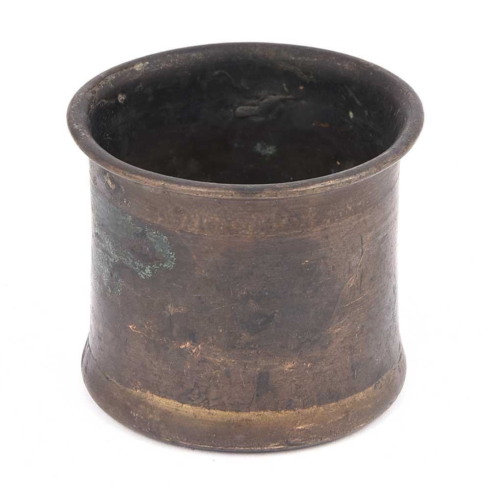 Copper with Brass Holy Water Pot