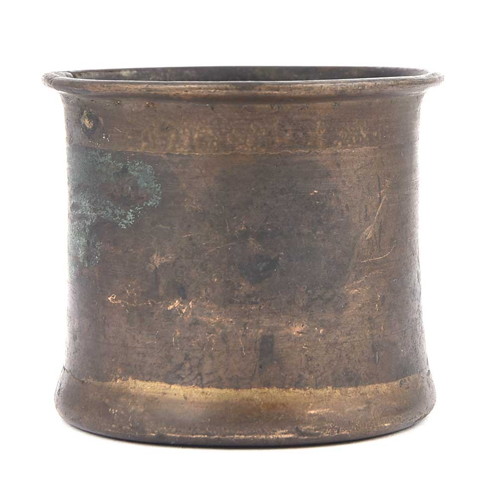 Copper with Brass Holy Water Pot
