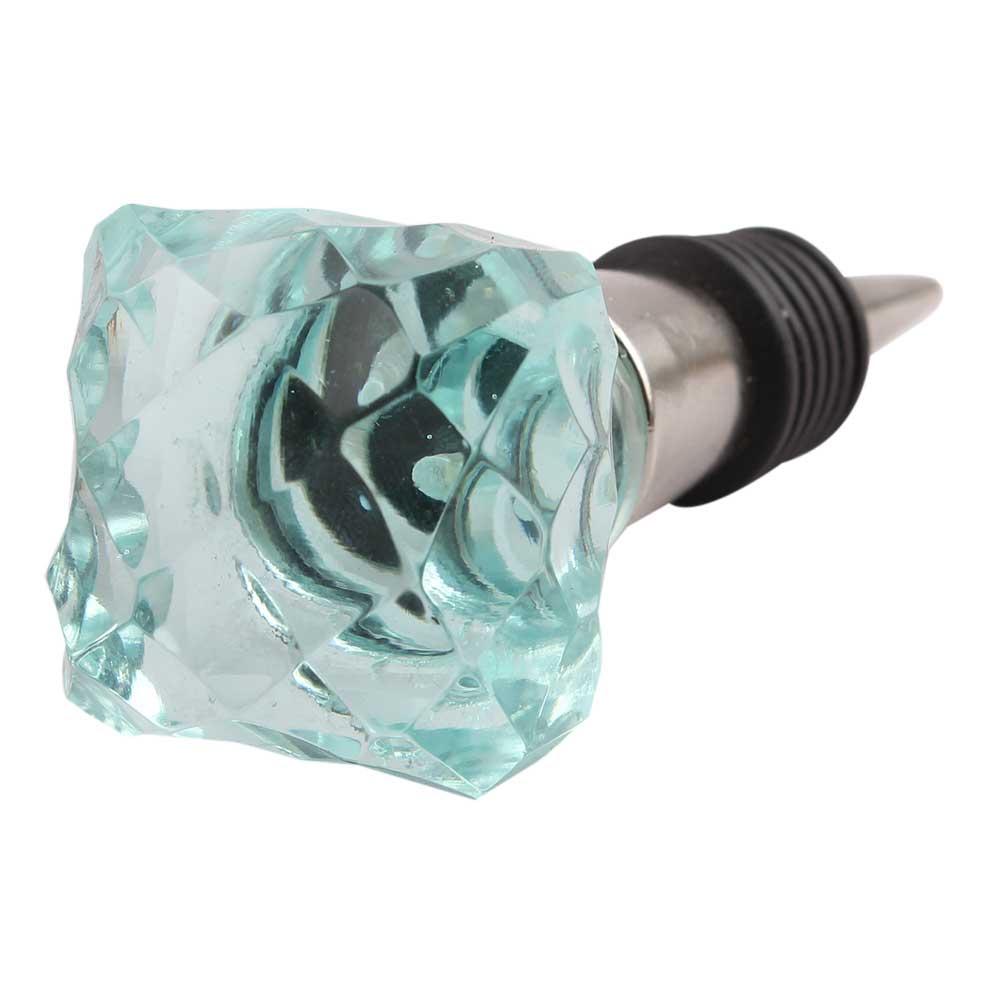 Water Glass Square Cut Wine Stopper