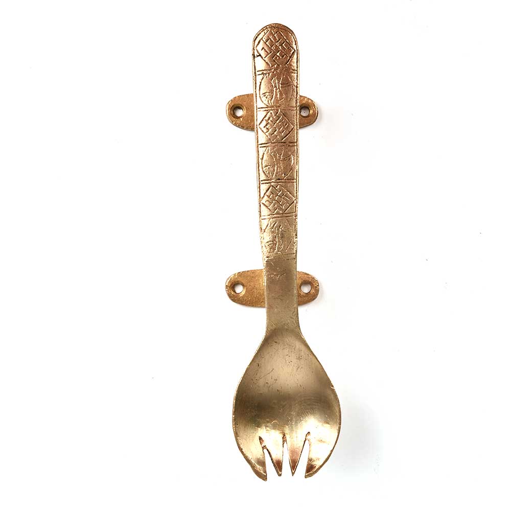 Engraved Spoon Door Handles