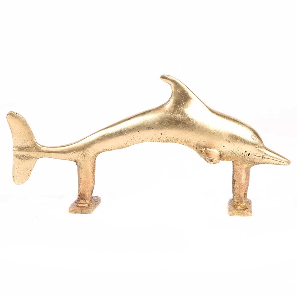 Brass Vintage Dolphin Door Handle
