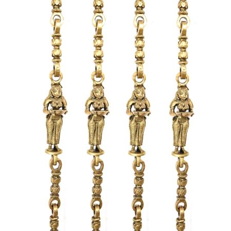 Brass Swing Chain Set Jhoola Chain(Set Of 4 Pieces)